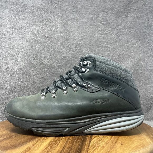 MBT MT Alpine Sym Hi Boots Nubuck Leather Gore-Tex Waterproof Hiking Men\'s Sz 11